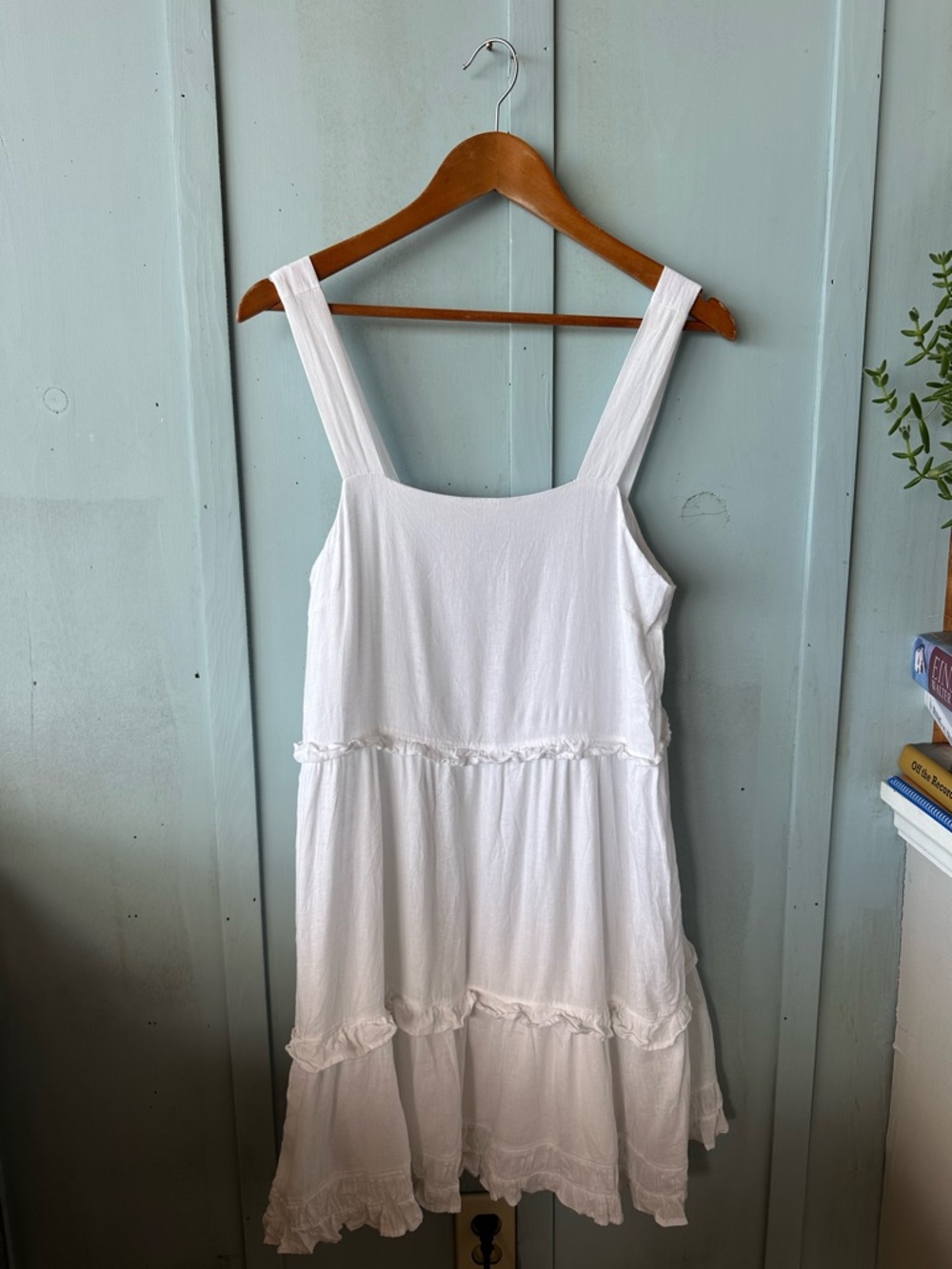 Rails White Ruffle Tiered Mini Dress - Picture 5 of 13